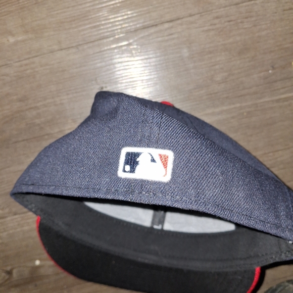 New Era Navy and Red Baseball Cap - Picture 5 of 7